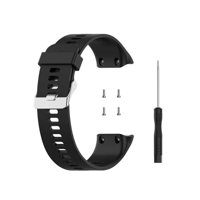 Pulseira | Modelo 5 (silicone) - Preto