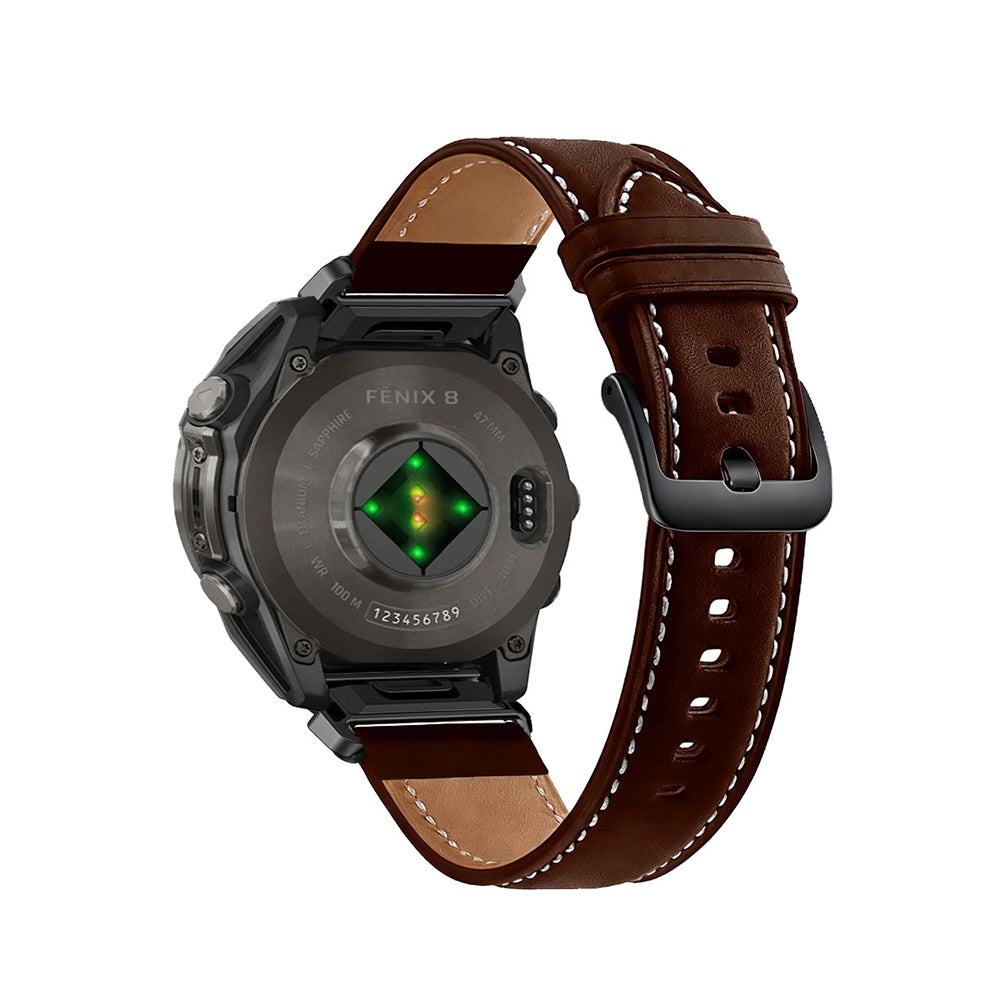 Quick-Fit rem | 26mm (ægte læder) - 3 farver