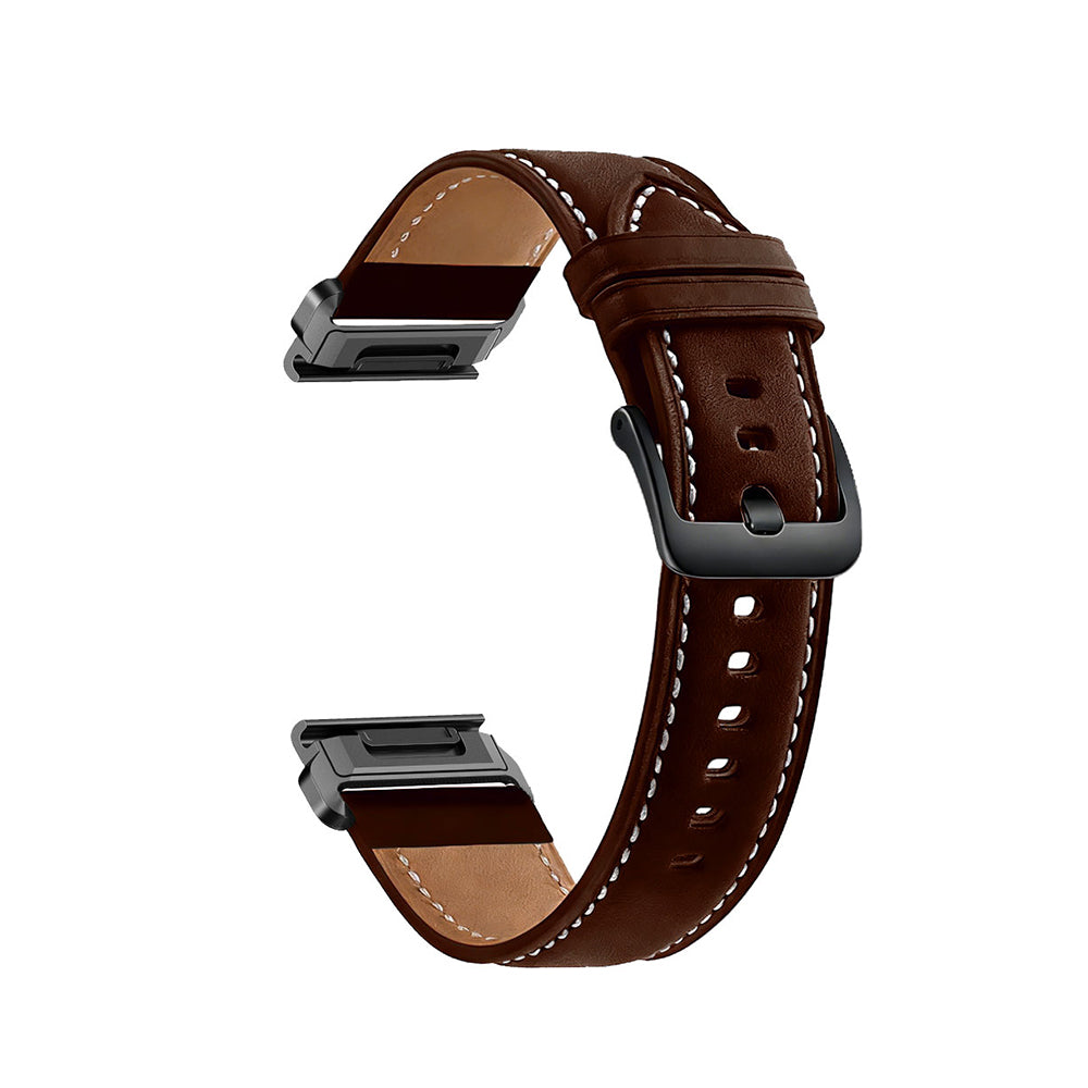 Quick-Fit rem | 22mm (ægte læder) - 3 farver