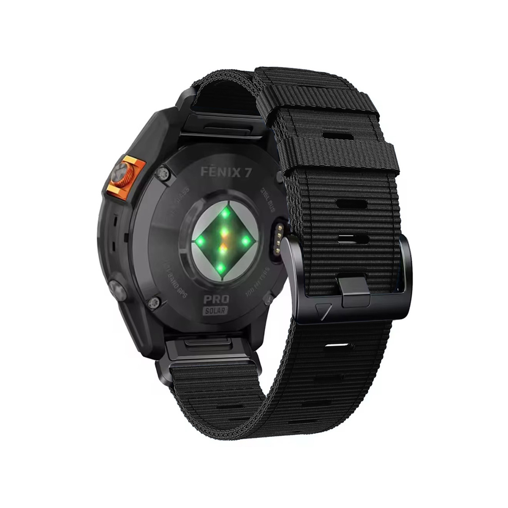 Quick-Fit rem | 26mm (militær nylon) - 4 farver