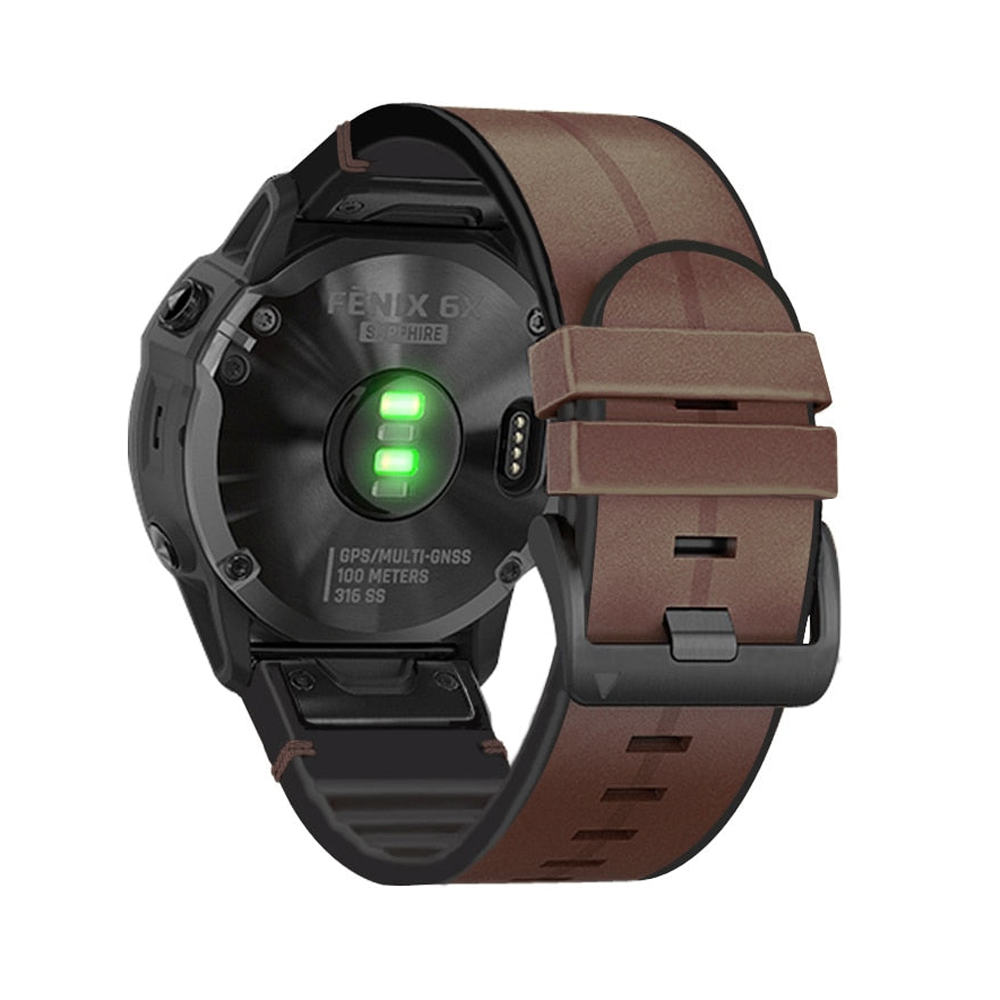 Quick-Fit rem | 26mm (sportslæder) - 3 farver