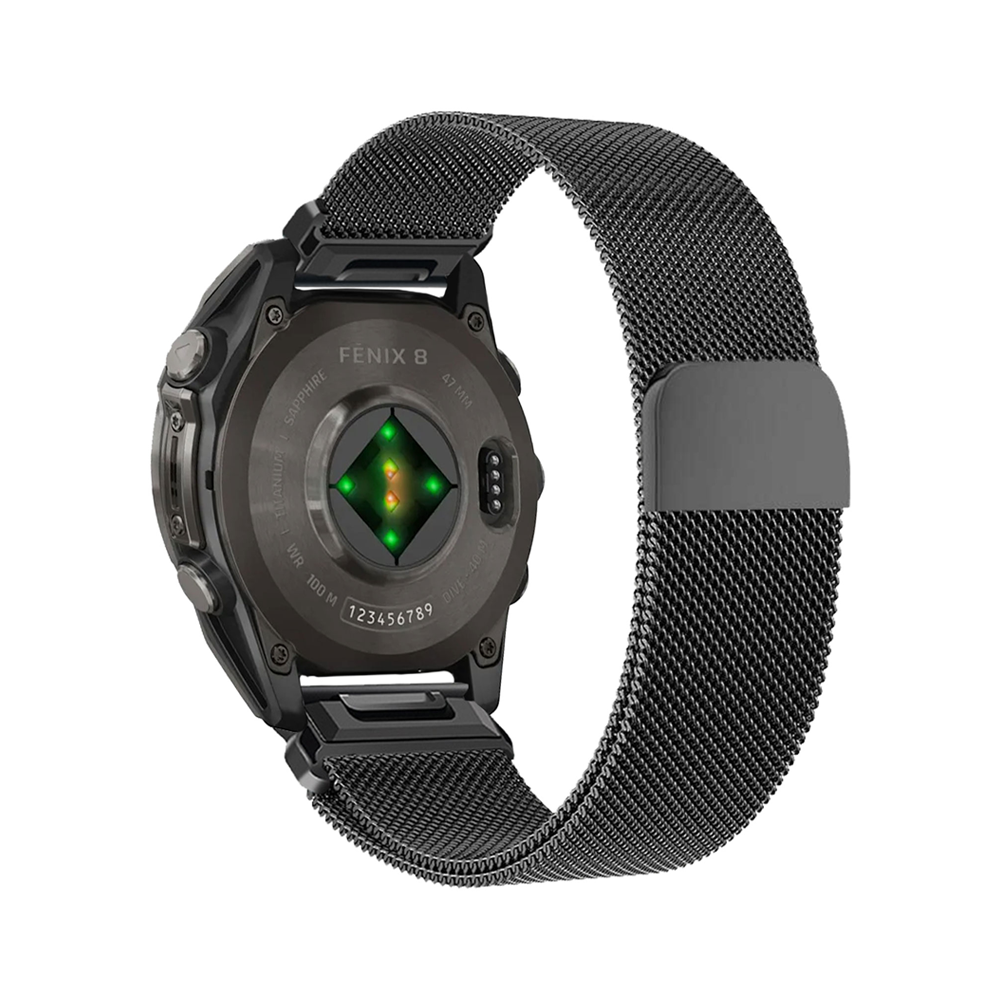 Quick-Fit rem | 22mm (Milanese Mesh) - 2 farver