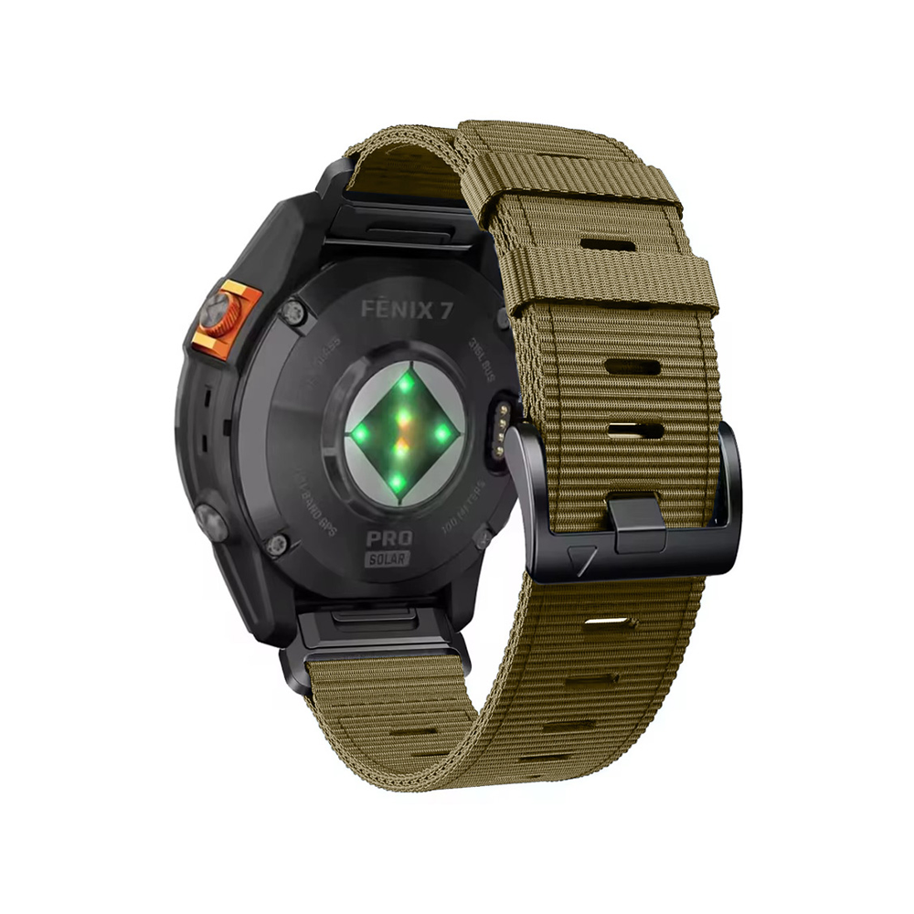 Quick-Fit rem | 26mm (militær nylon) - 4 farver