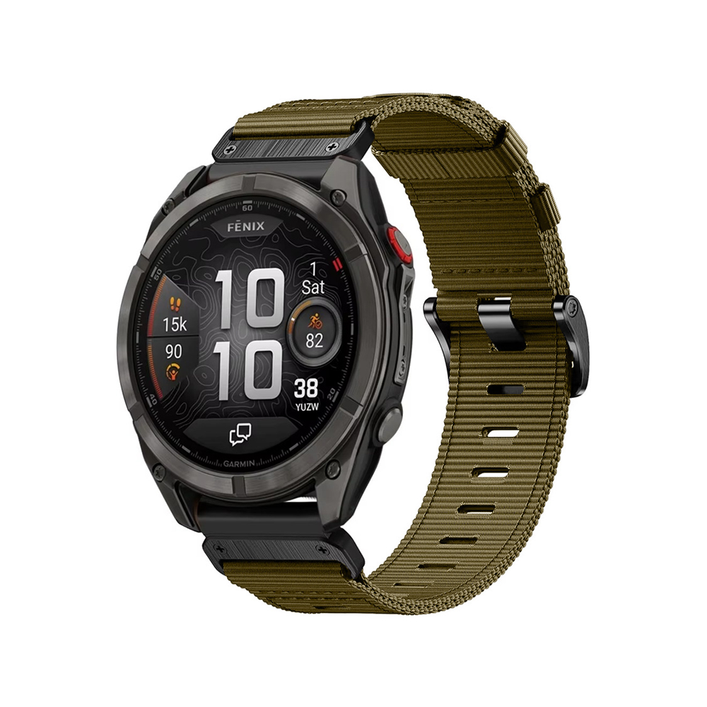 Quick-Fit rem | 26mm (militær nylon) - 4 farver