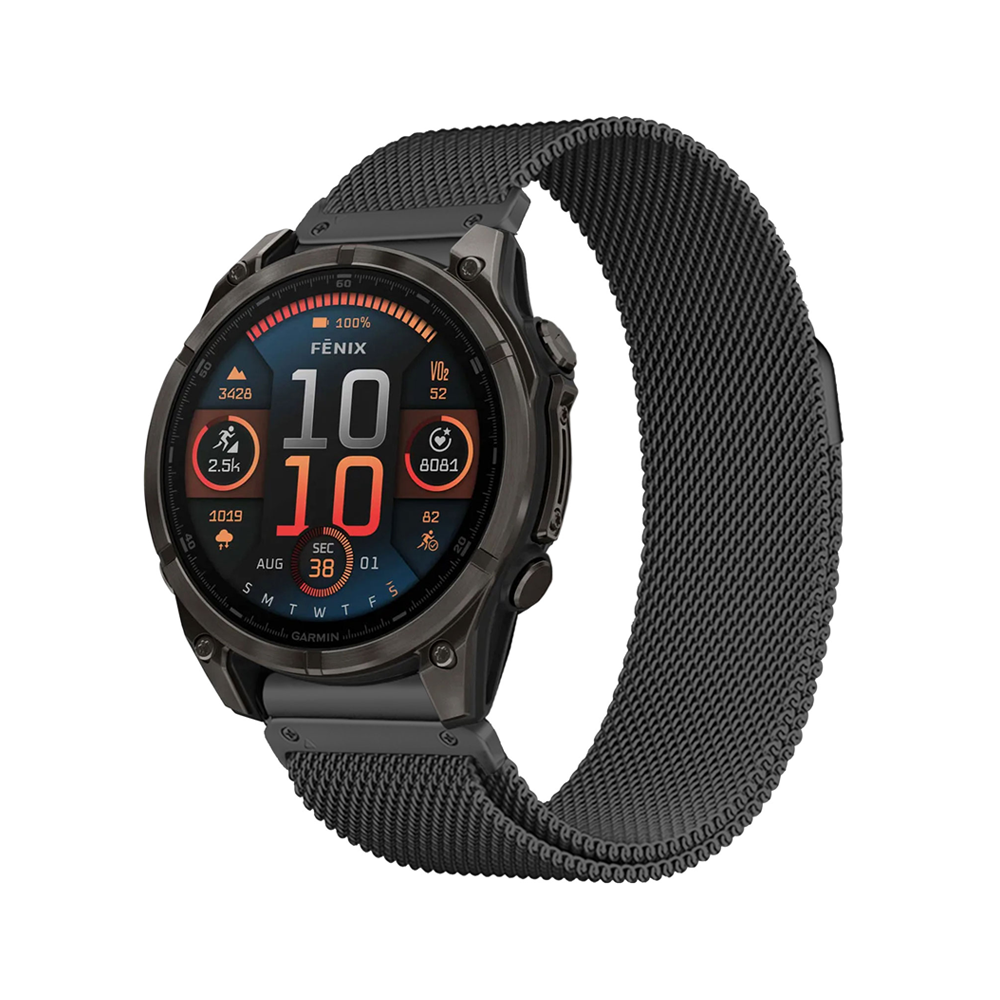 Quick-Fit rem | 26mm (Milanese Mesh) - 2 farver