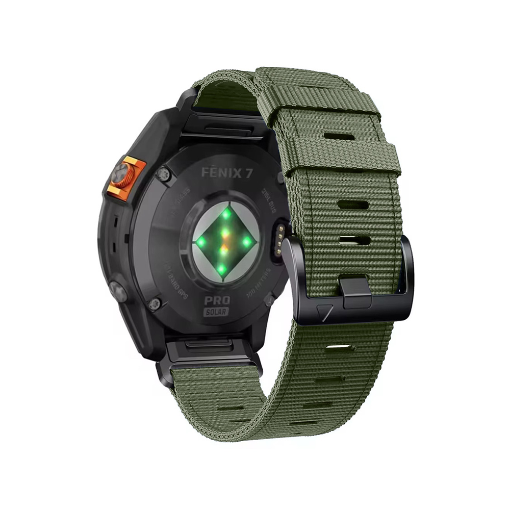 Quick-Fit rem | 22mm (militær nylon) - 4 farver