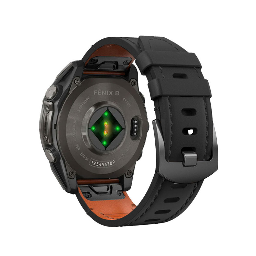 Pulseira Quick-Fit | 22mm (Couro bovino) - 2 cores