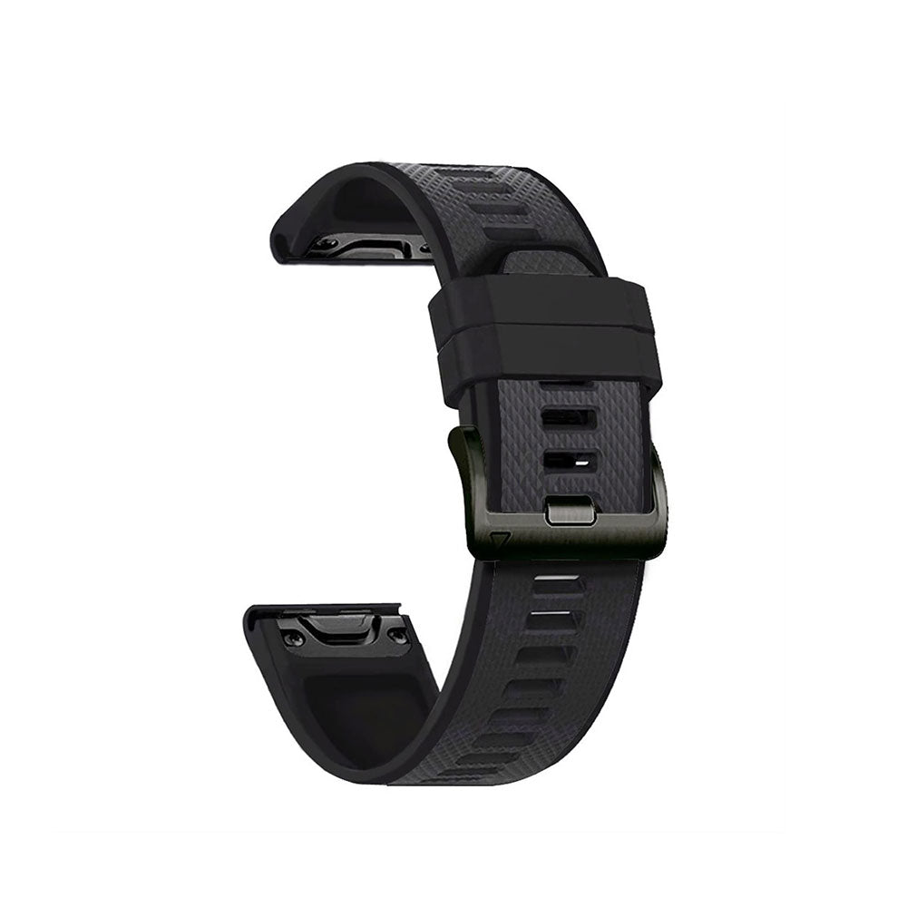 Quick-Fit rem | 26mm (silikone) - 5 farver