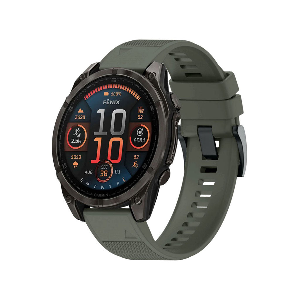 Quick-Fit rem | 26mm (silikone) - 6 farver