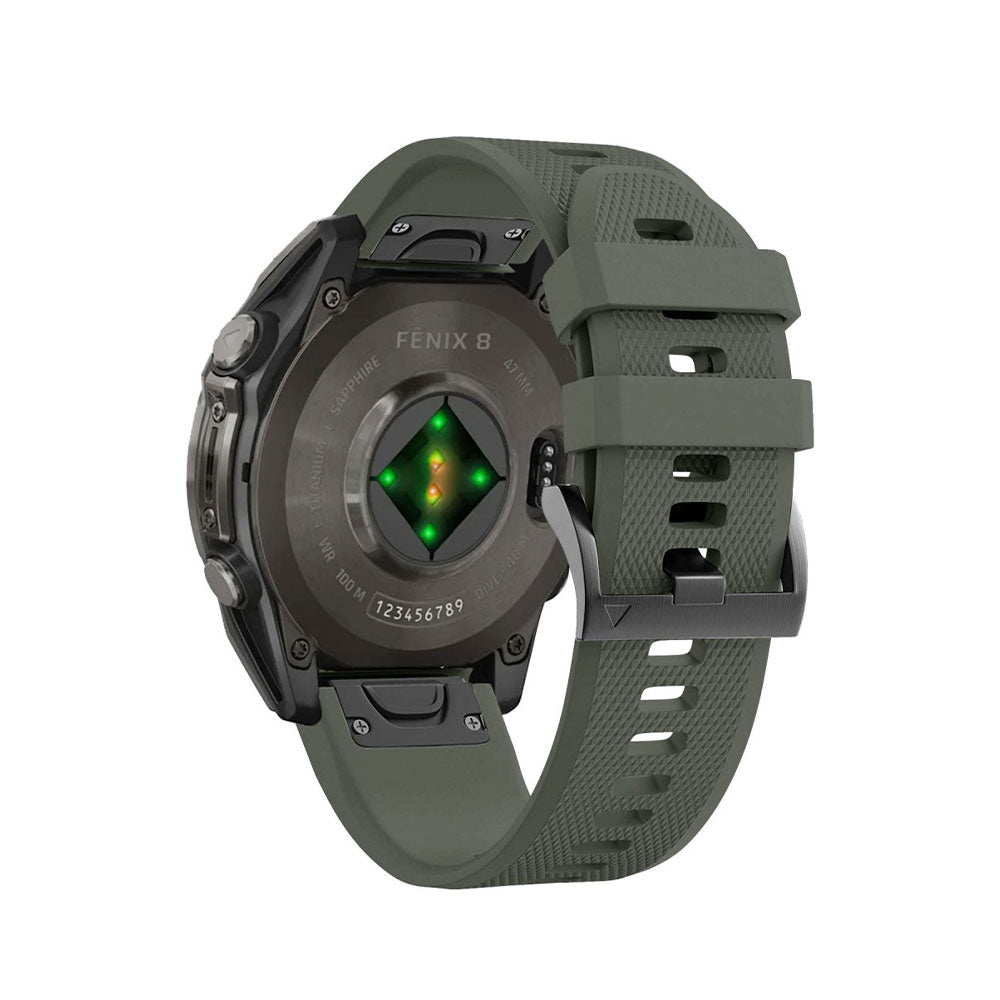 Quick-Fit rem | 26mm (silikone) - 6 farver