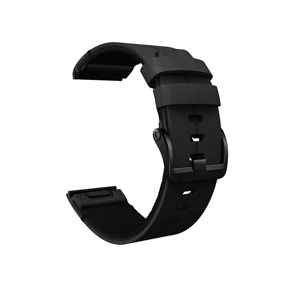 Quick-Fit rem | 26mm (ægte læder & titanium) - 2 farver